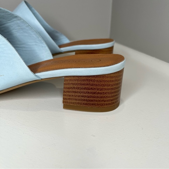 Unity In Diversity Bonita Block Heel Sandals Blue Sky - Picture 4 of 14